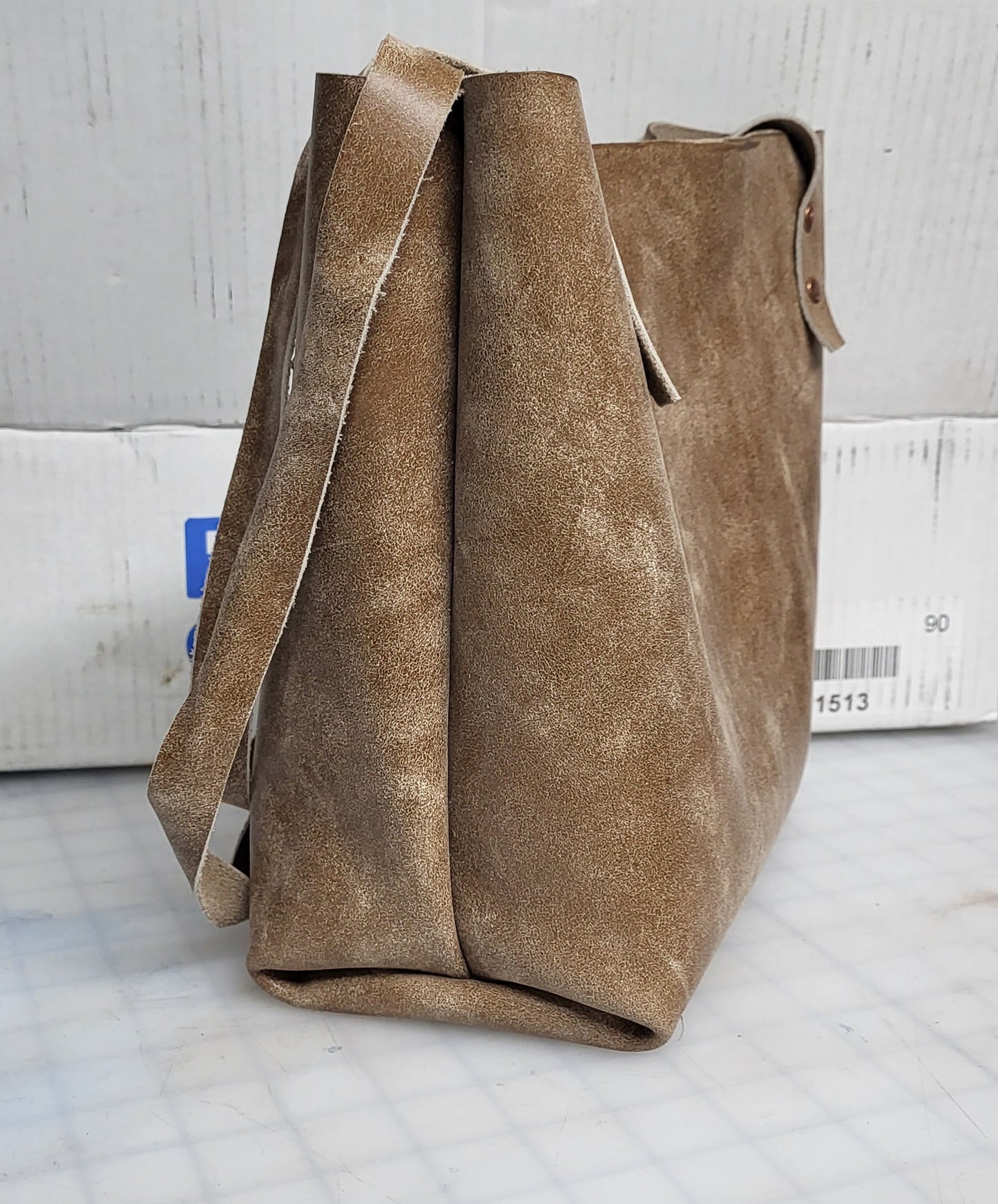 Leather Tote Distressed